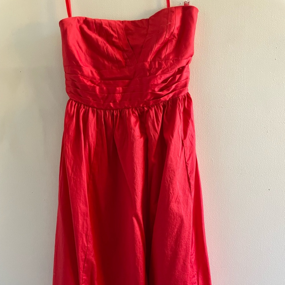 Strapless Red Dress